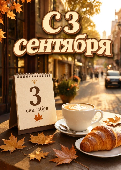 Открытка "С 3 Сентября" #27