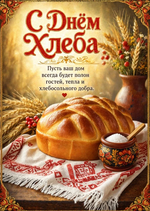 открытка с Днем Хлеба-1