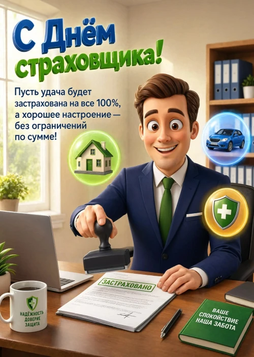 открытки с Днем Страховщика-7