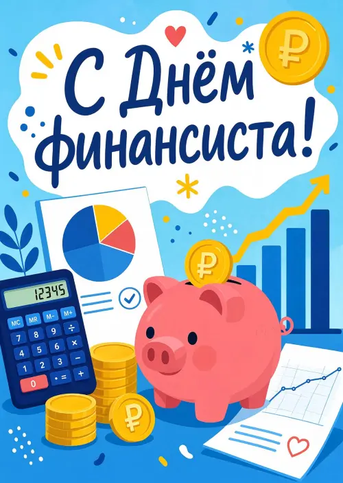 Открытка С Днём Финансиста #6