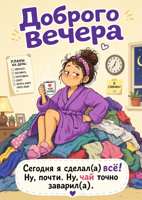 Открытка Хорошего вечера #200