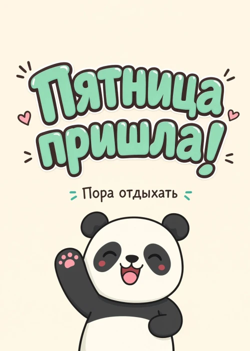 Открытка с Пятницей #44