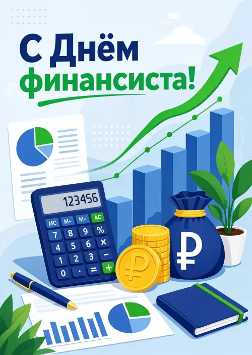 Открытка С Днём Финансиста #20