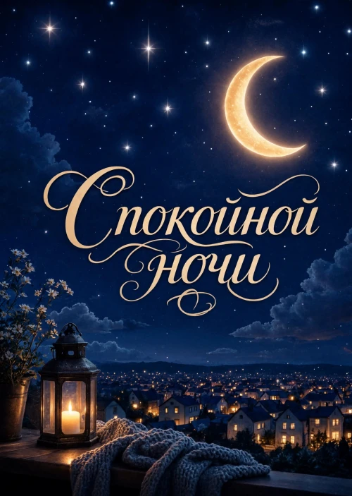 Открытка Спокойной ночи # 68