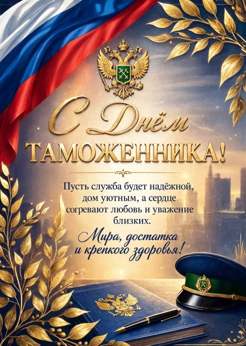 открытка с Днем Таможенника-12