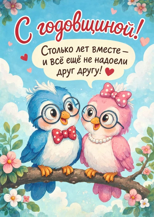Открытка "С годовщиной свадьбы" #57