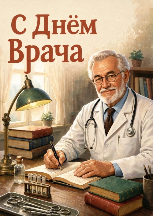 открытки с Днем Врача-43