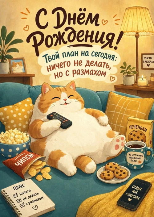 Открытка "С днём рождения парню" #57