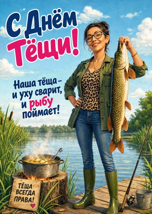 открытка с Днем Тещи-26