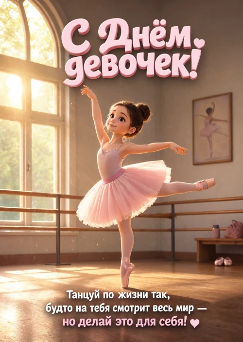 открытка с Днем Девочек-9