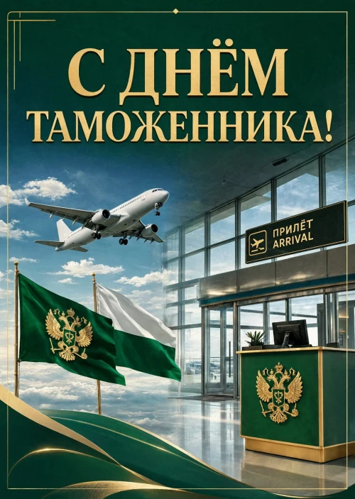 открытка с Днем Таможенника-3