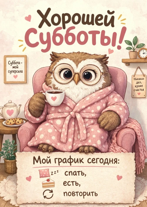 Открытка хорошей Субботы #68