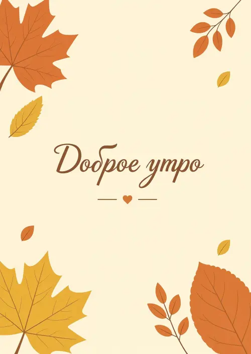 Открытка с Осенью #2