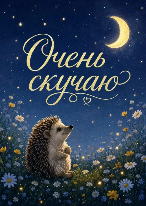 Открытка "Скучаю" #59