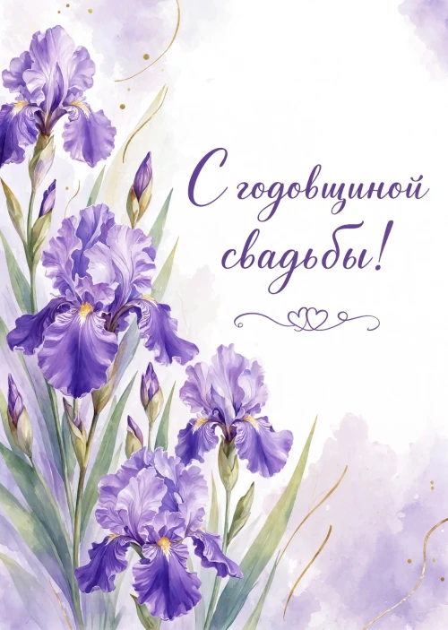 Открытка "С годовщиной свадьбы" #24