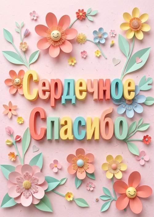 Открытка спасибо #24