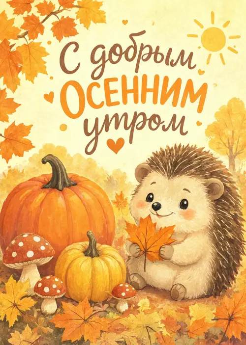 Открытка с Осенью #5