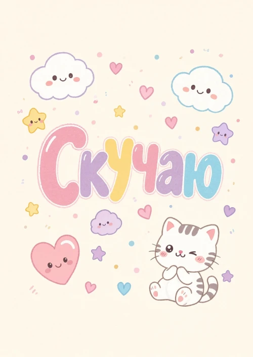 Открытка "Скучаю" #74