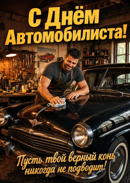 откртыка с Днем Автомобилиста-50