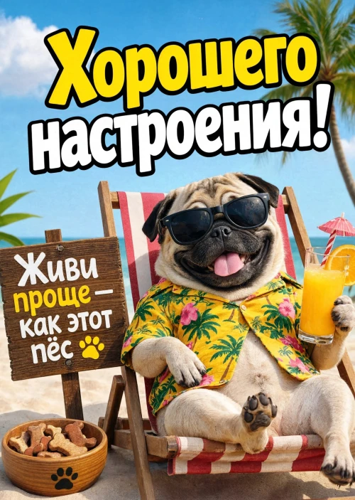 Открытка "Хорошего настроения" #28