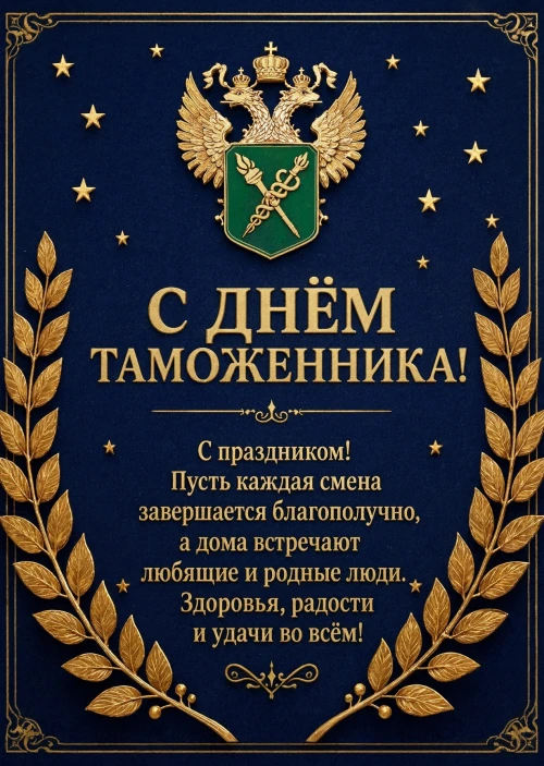 открытка с Днем Таможенника-4