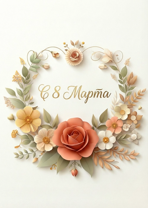 Открытка "С 8 марта #54"