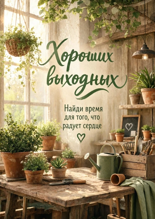 Открытка Хороших выходных #104