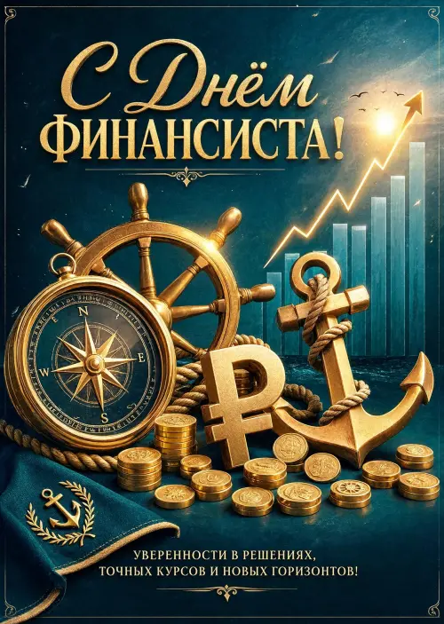 Открытка С Днём Финансиста #15