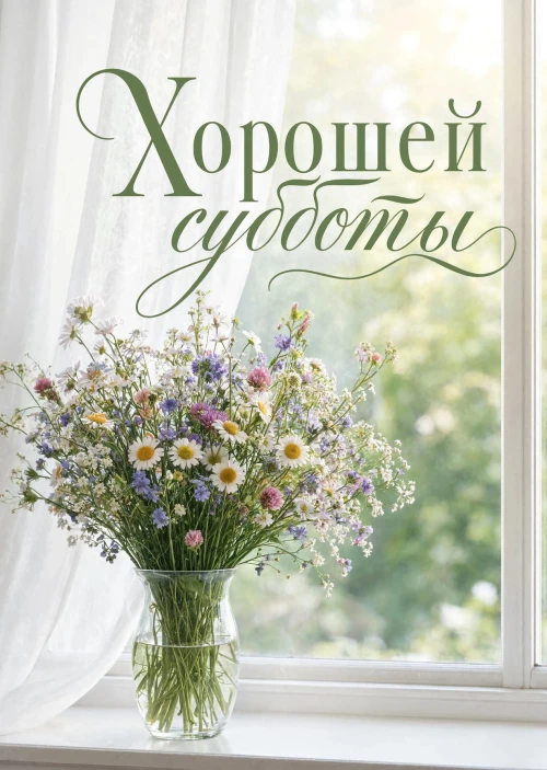 Открытка хорошей Субботы #89
