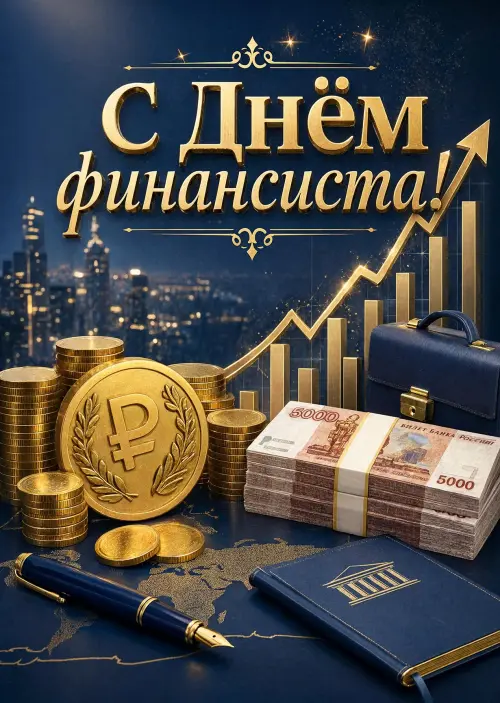 Открытка С Днём Финансиста #2