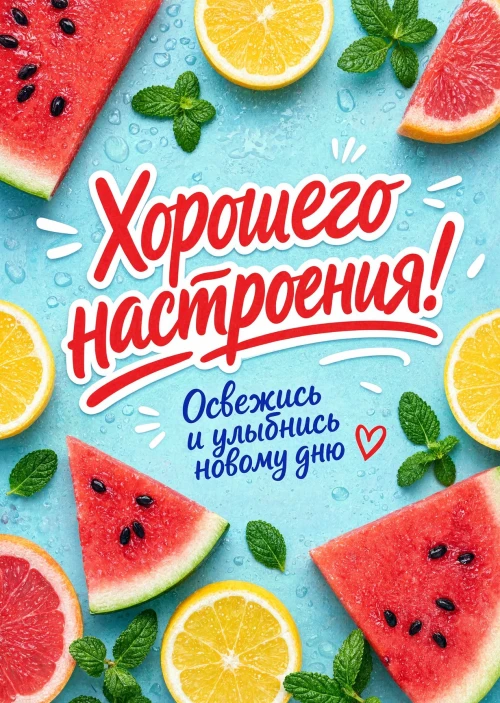 Открытка "Хорошего настроения" #43