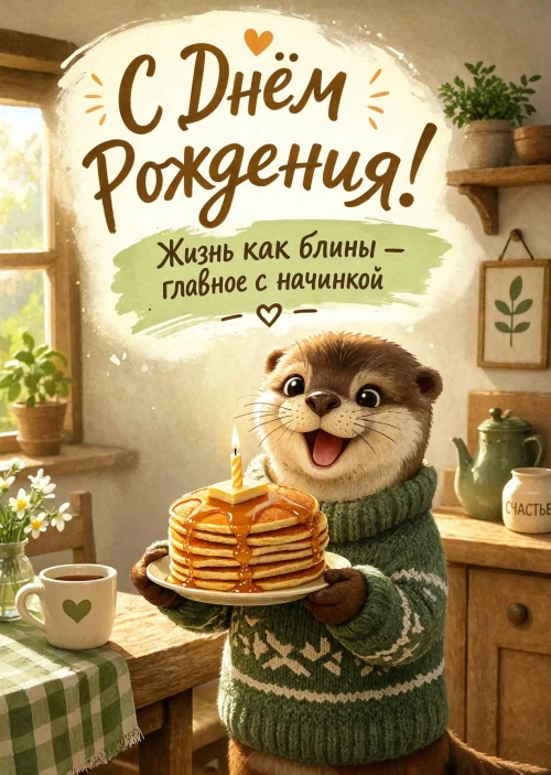 Открытка "С днём рождения парню" #54