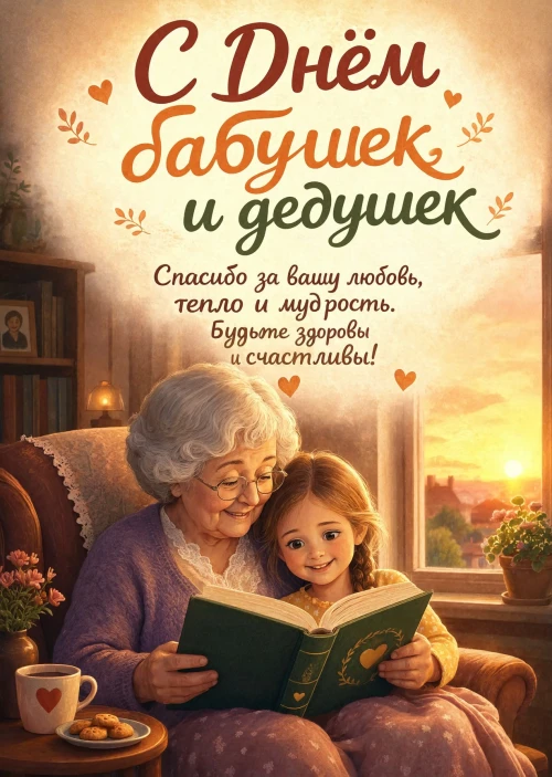 открытка с Днем Бабушек и Дедушек-22