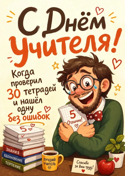 открытки с Днем Учителя-62