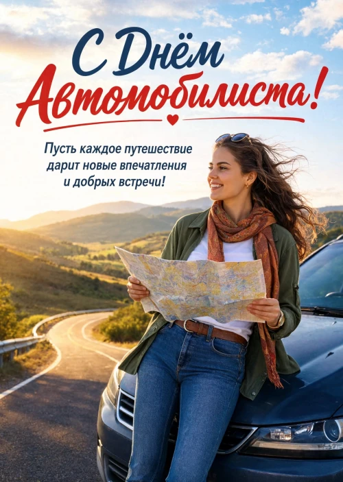 откртыка с Днем Автомобилиста-41