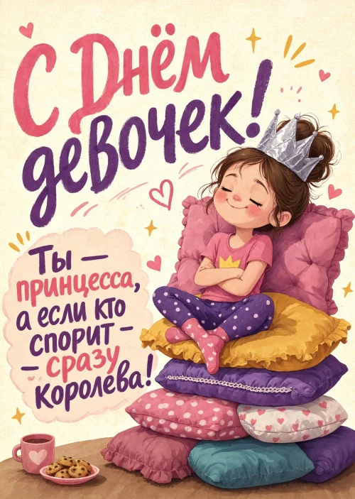 открытка с Днем Девочек-14
