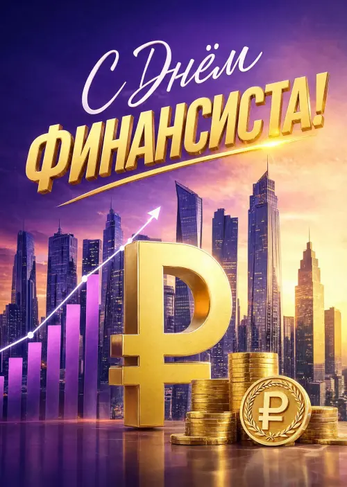 Открытка С Днём Финансиста #8