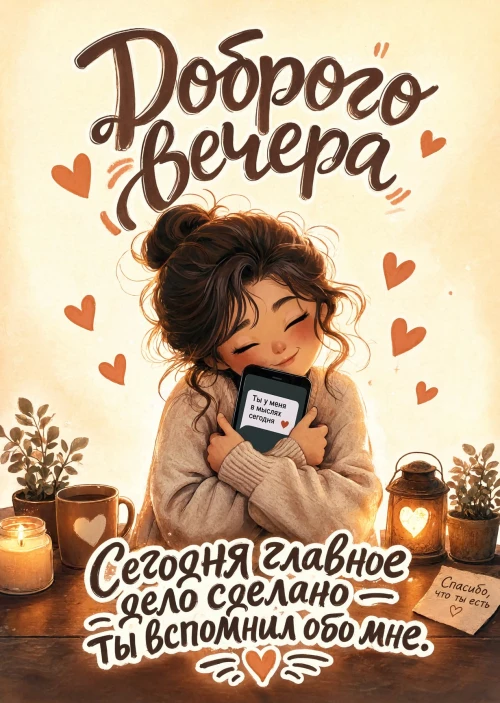 Открытка Хорошего вечера #221