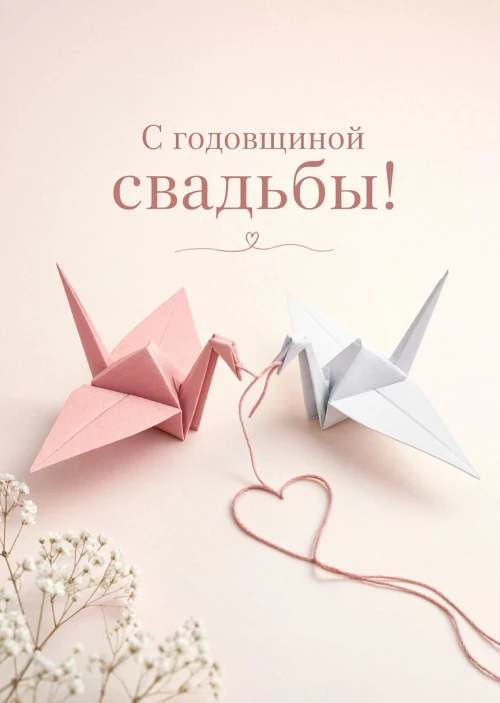 Открытка "С годовщиной свадьбы" #36