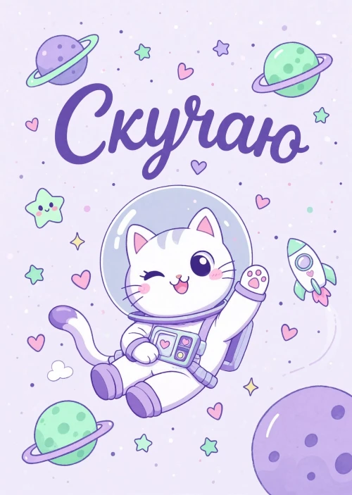 Открытка "Скучаю" #61