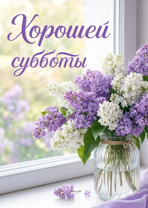 Открытка хорошей Субботы #13