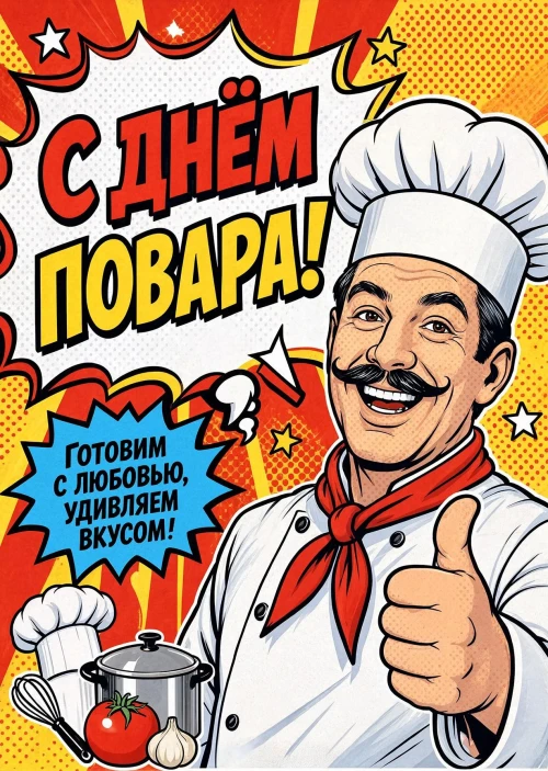 Открытки с Днем Повара-41