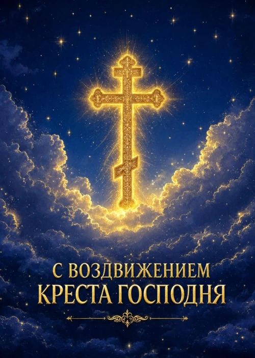 Открытка С Воздвижением Креста Господня #9