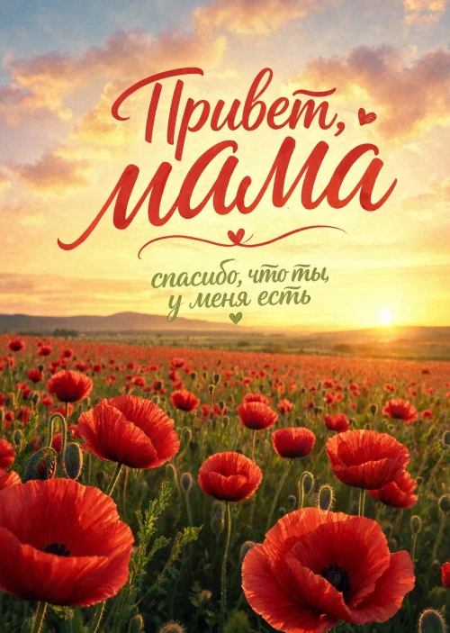 Открытка "Привет" #13