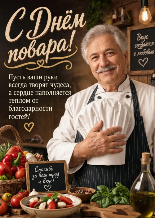 Открытки с Днем Повара-6