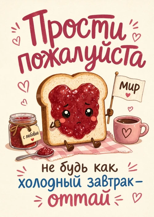 Открытка "Прости" #65
