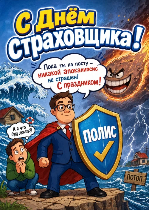 открытки с Днем Страховщика-16
