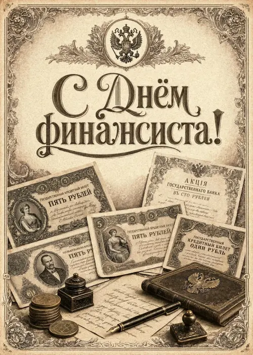 Открытка С Днём Финансиста #19