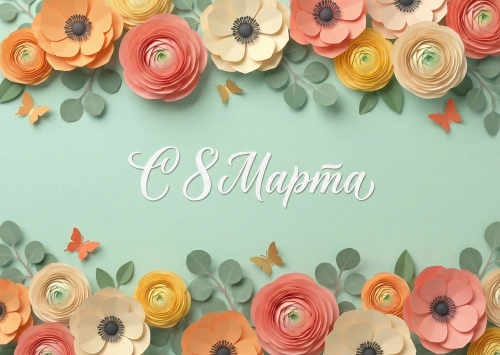 Открытка "С 8 марта #34"