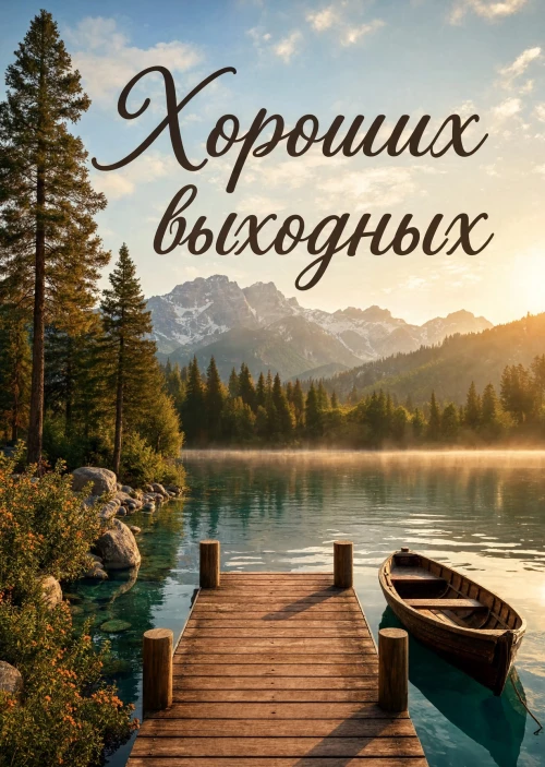 Открытка Хороших выходных #105